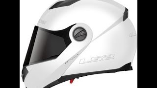 Helmet flip up - LS2 White Modular FF370 UK L52 Review - YouTube
