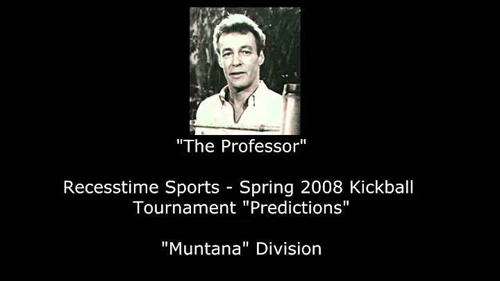 Recesstime Kickball: "The Professor" Spring 2008 T...