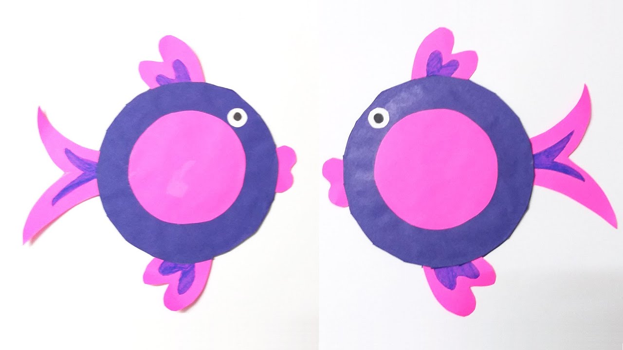 Making Homemade Toy Fish Cd Paper Stock Photo 468521030