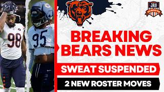 🚨Montez Sweat SUSPENDED 🚨 + Bears Make 2 ROSTER MOVES Activating Shemar Turner & Cut Veterean EDGE
