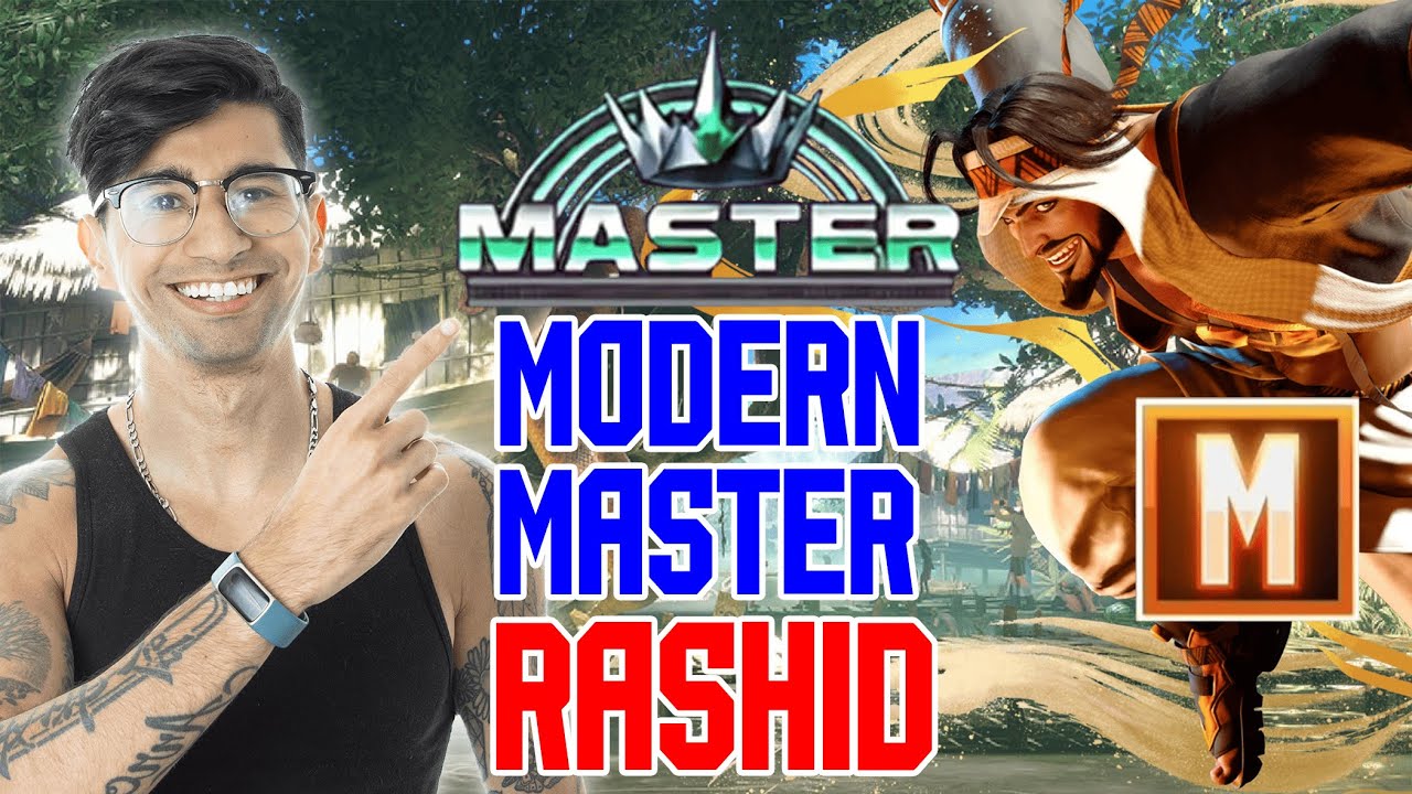 Master Rashid Modern Master Rashid Likes To Go DOWN AND OUT! | Street Fighter 6 - YouTube