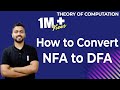 NFA to DFA Conversion Explained with Example in Hindi 🔄 | Step-by-Step Tutorial