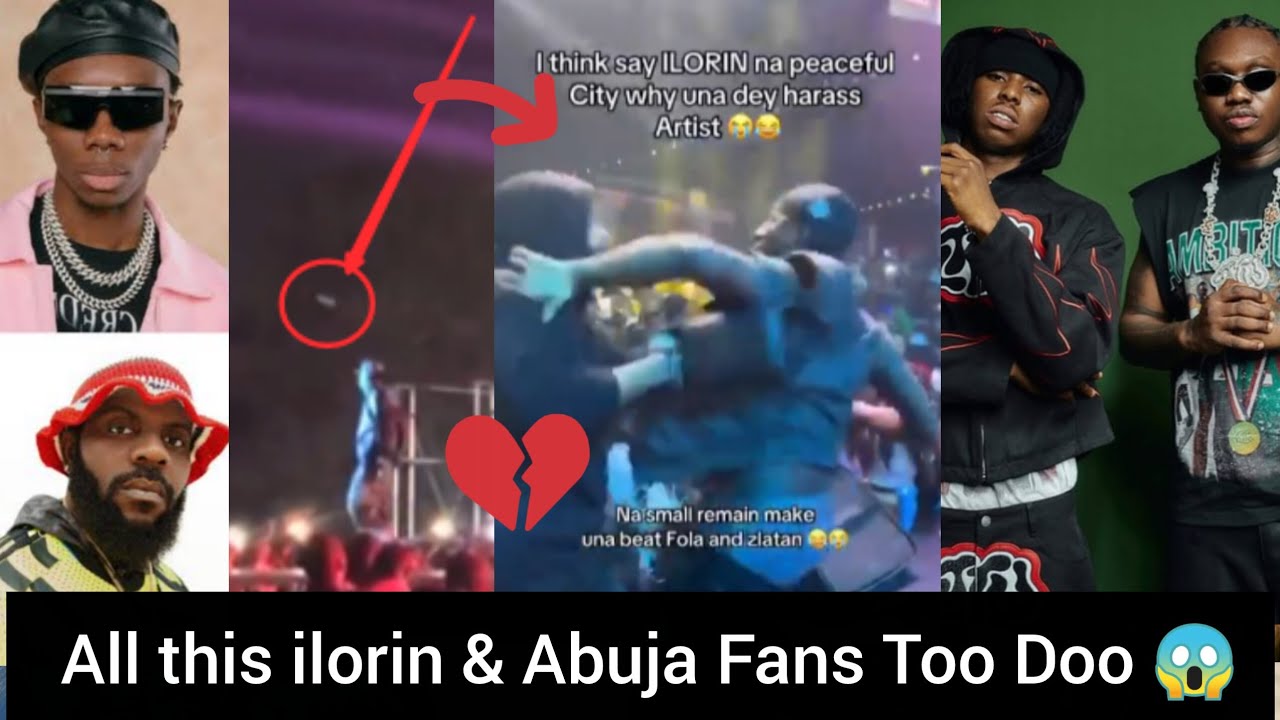 ХАОС НА СЦЕНЕ! Фанаты из Илорина НАПАДАЮТ на Златана и Фолу | Толпа в Абудже ПРЕСЛЕДУЕТ Blackbone...