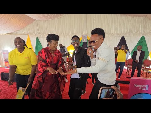 Stephen Kasolo With Senator Tabitha Of Nairobi County