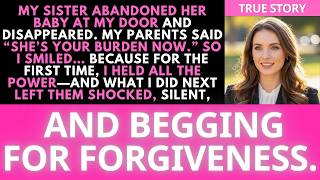 My Sister Left Her Newborn at My Door and Vanished — My Parents Said “Raise It... | Hamster Revenge