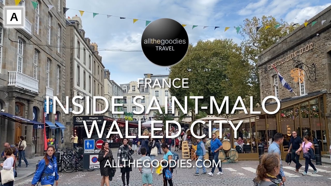 Inside Saint-Malo walled city, France | Allthegoodies.com