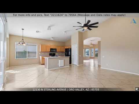 12130 N Sterling Avenue, Oro Valley, AZ home video tour