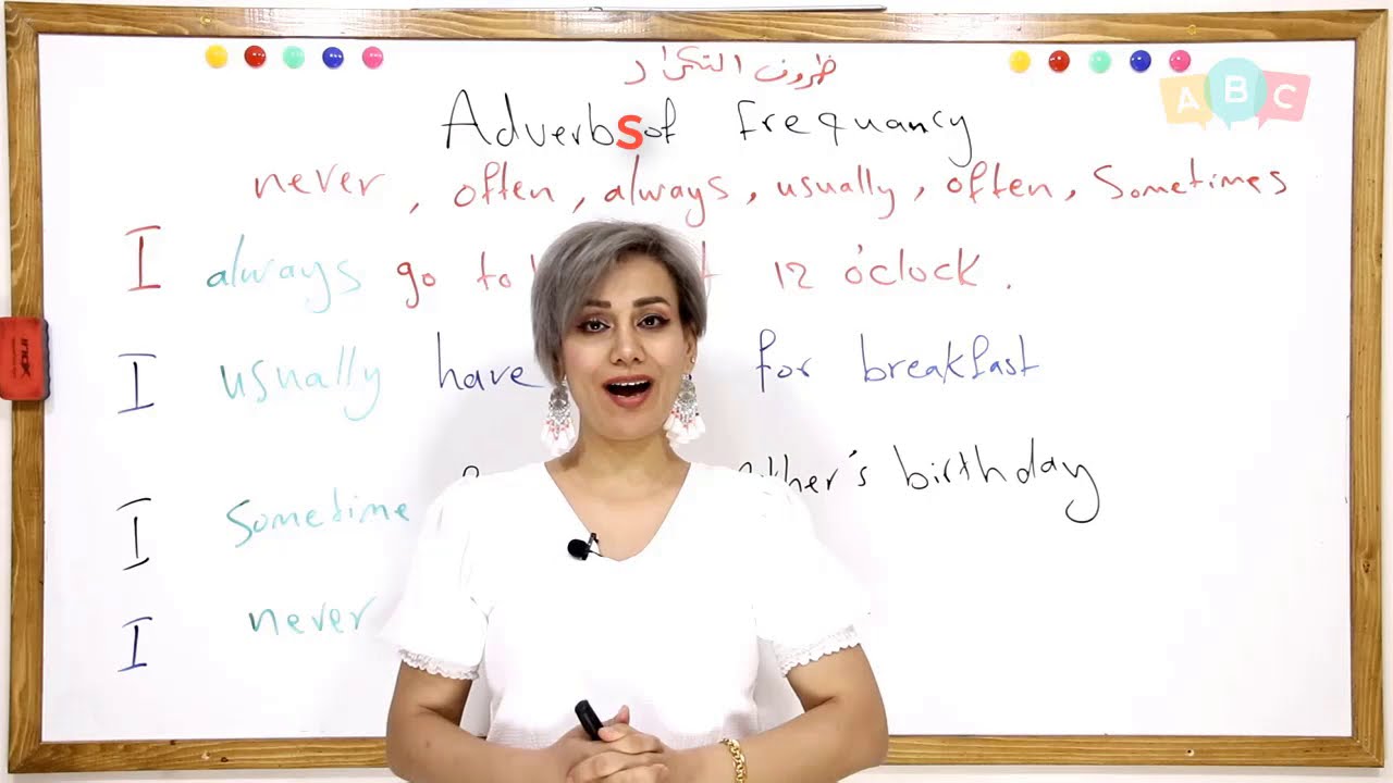 انكليزي -   شرح ظروف التكرار  و الماضي البسيط والماضي المستمر  WHEN قديم