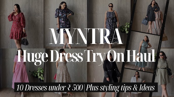 Monsoon Maxi Dresses ♥️, Myntra Maxi Dress Haul 🤩, Tryon, One Piece Dress, long Gown