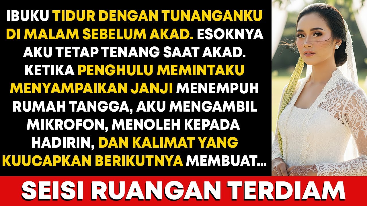 Ibuku Tidur Dengan Tunanganku Sehari Sebelum Akad—Seisi Ruangan Terdiam Ketika…