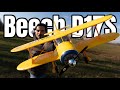 Spettacolare biplano beech d17s in scala acrobatico facile per principianti  aereo xk a300