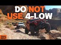 Do not use 4low offroad  watch first