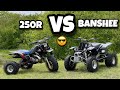 250R VS Banshee | Honda 250R VS Yamaha Banshee