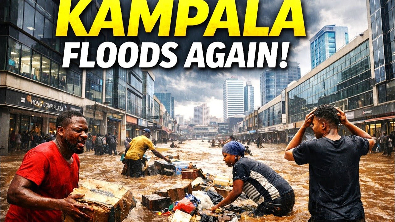 «Катастрофа в Кампале: наводнение снова смыло магазины города!»