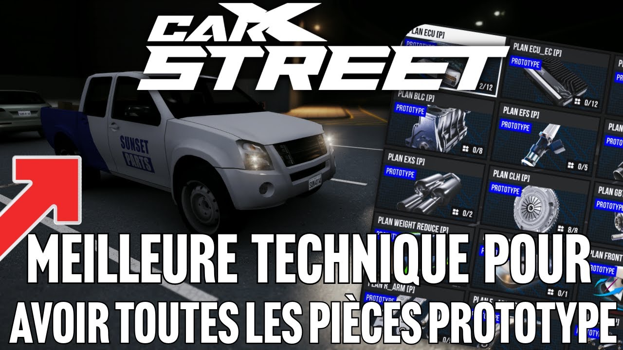 CARX STREET | GLITCH PIECES PROTOTYPE | MEILLEURE TECHNIQUE !