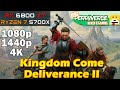 Kingdom Come Deliverance II - 1080p 1440p 4K: RX 6800 XT + Ryzen 7 5700X Gráficos al Máximo