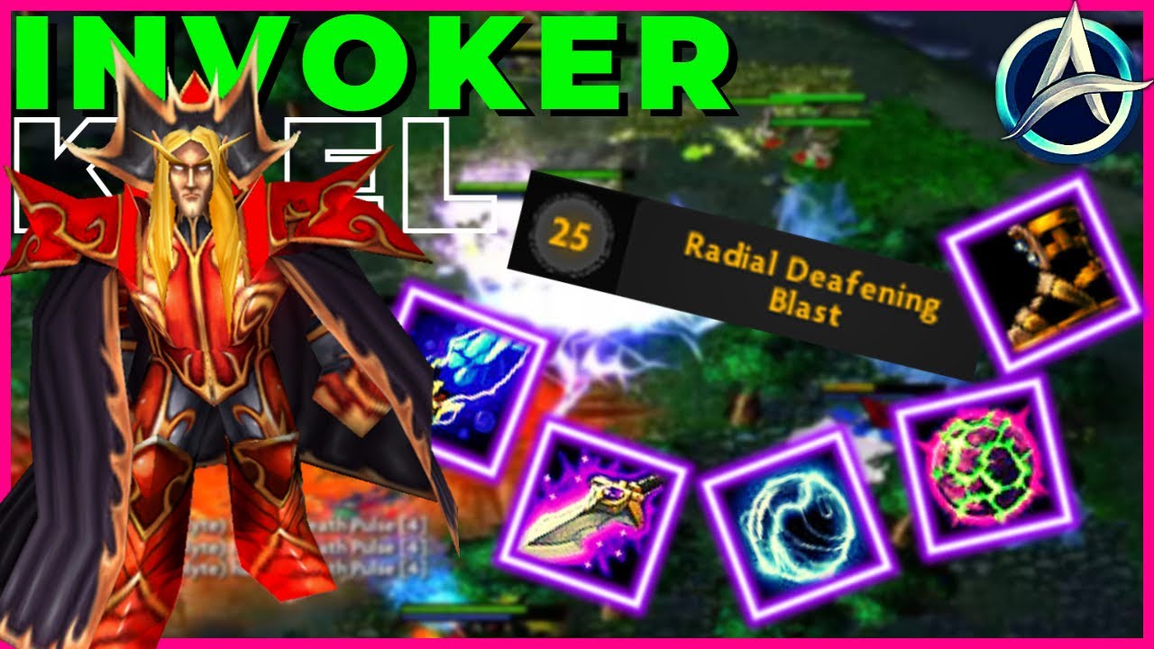 INVOKER DOTA 1 VS NEVERMORE HARD LATE GAME | REPLAY ATINAD