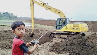 remot bego asli RC real ekscavator