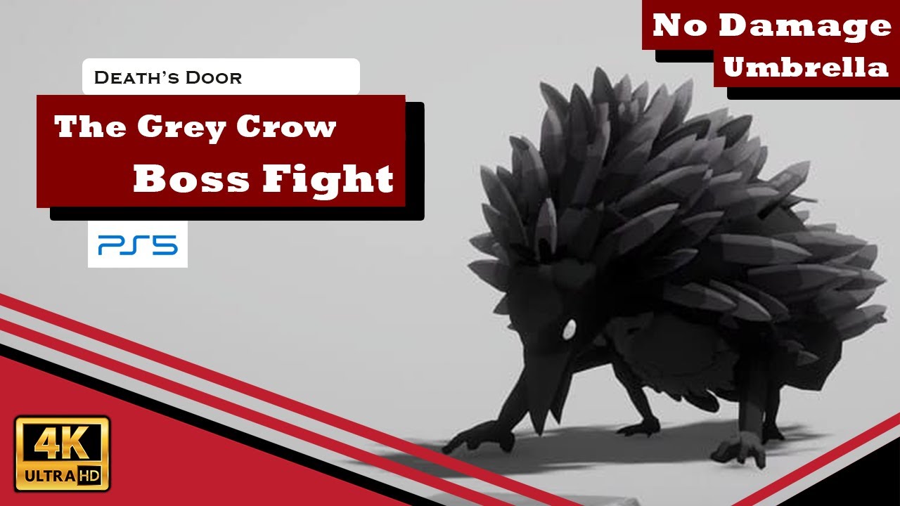 Death's Door Boss Fight - The Grey Crow (Umbrella) (No Damage)