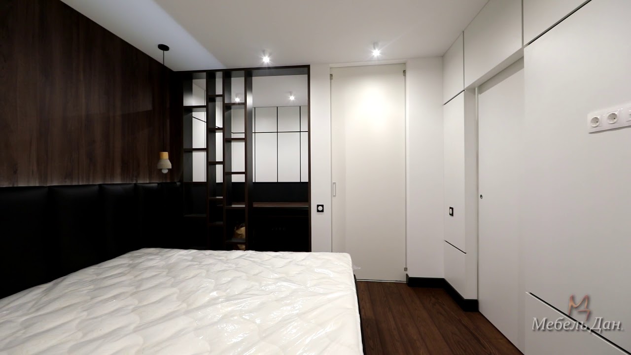 Спальня, рабочая зона, гардероб. фрагмент квартиры \"Под ключ\" от ...