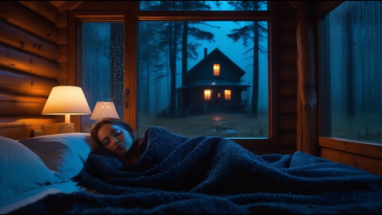 Bedroom Soft Rain Sounds for Sleeping | Deep Rest, Relaxation, and Meditation