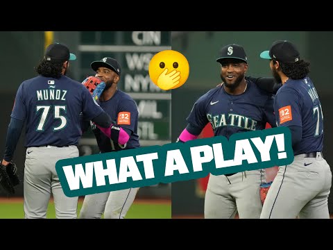 MUST SEE: The ending of this Mariners vs. Astros game is WILD 👀 (Robles lays out like Superman 😳)