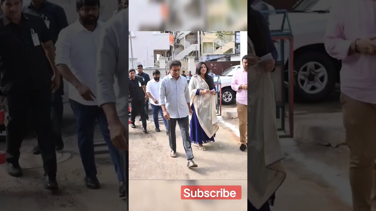 KTR & wife completed their voting 