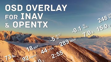 HD OSD overlay for INAV and OpenTX