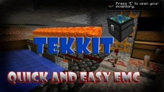 Famous Minecraft Tekkit | Easy Way To Get Emc | Automatic Cobblestone Generator Profile