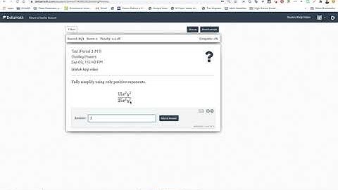 Deltamath: Typing Fractions and Rational Expressions