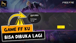 4 CARA MENGATASI ERROR FREE FIRE DOWNLOAD GAGAL COBA LAGI | STUCK LOADING FF