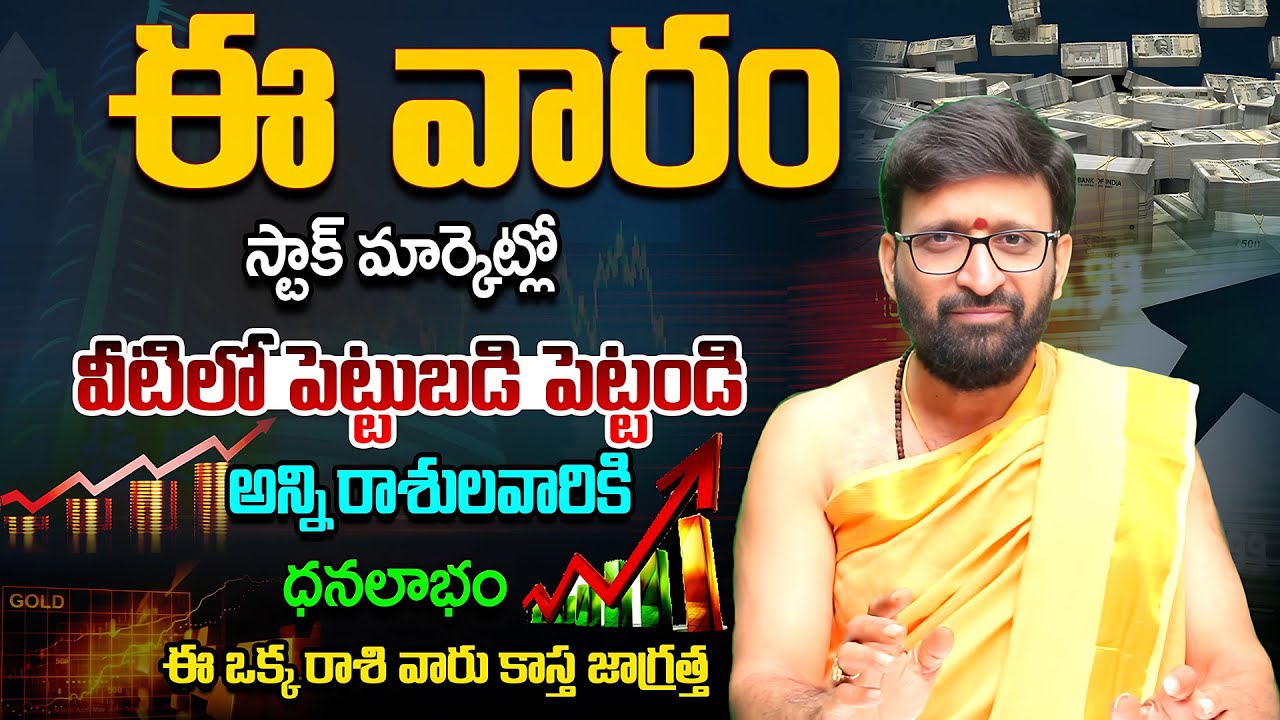 Stock Market Analysis by Astrologer Kiran Sharma | Stock Market Prediction In Telugu