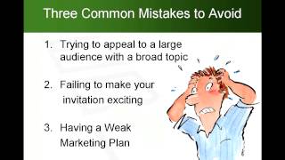 Planning Your First Webinar