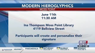 JUNE 3-JULY 1: Cursive practice at Moss Point Library