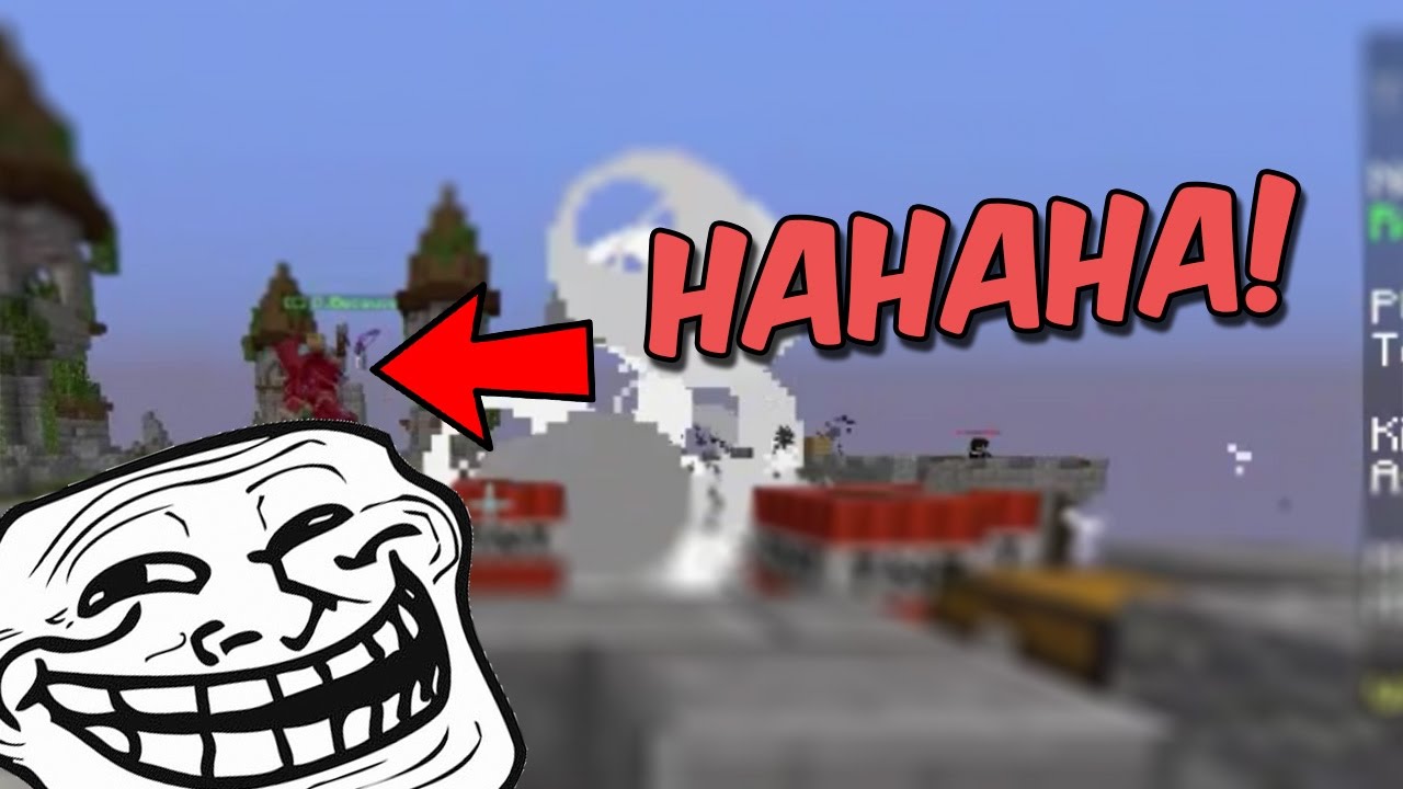 TROLLING RANDOM TEAMMATES IN HYPIXEL SKYWARS WITH TNT!