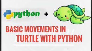 pyTurtle 2 | Basic movements in turtle | Python | #pyGuru