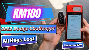 How To Program Dodge Keys with Autel KM100 Generating a Universal Key: Dodge Challenger: Up to 2023
