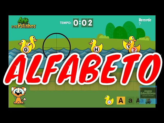 🔴[JOGOS EDUCATIVOS] Jogo do alfabeto 