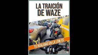 Waze me traicionó 🤡 ¿La realidad del tráfico? #Shorts #RutaLowCC
