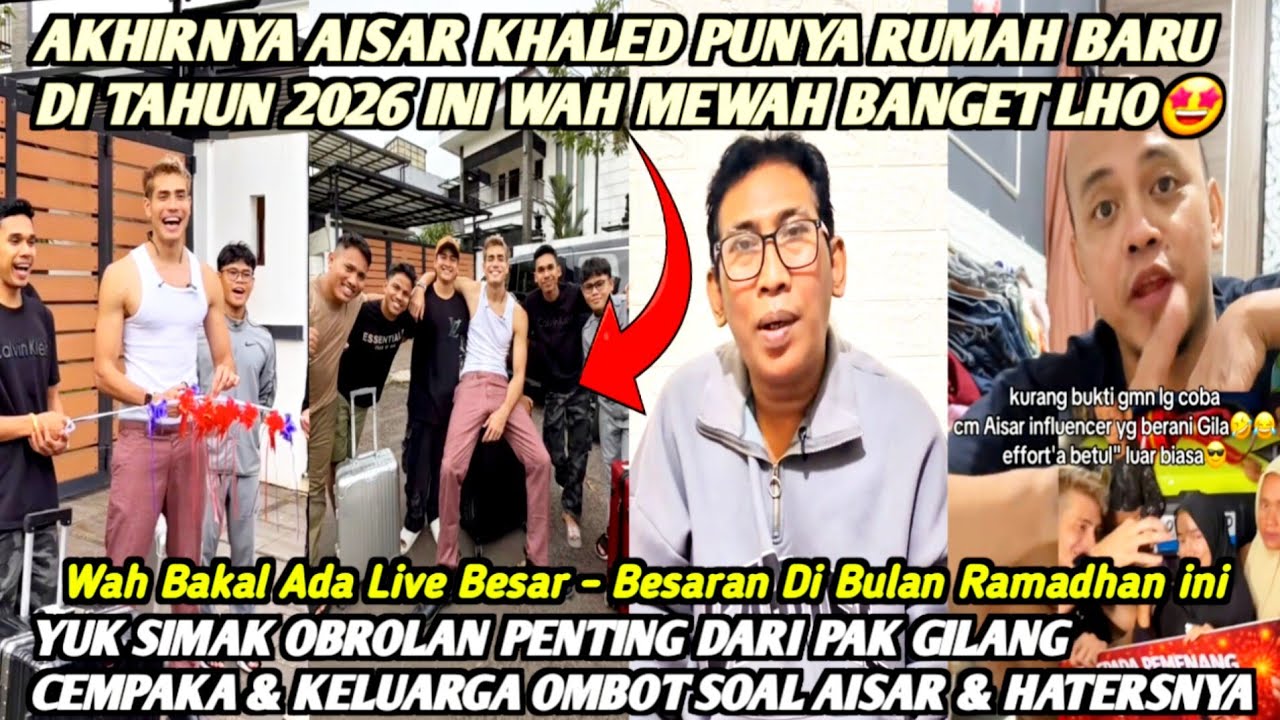 AISAR KHALED AKHIRNYA PUNYA RUMAH BARU‼️WOW AISAR & TIM SANGAT BAHAGIA SEKALI🥹STOP HURU HARA LAGI🔥