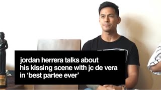 Jordan Herrera Talks About his Kissing Scene with JC de Vera in ‘Best Partee Ever’