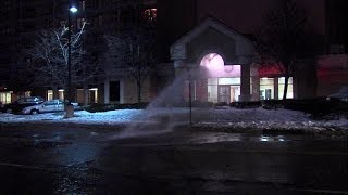 Raw: Akron apartment water break