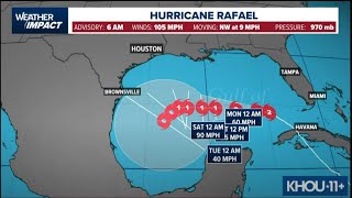 Tracking Hurricane Rafael: Track takes southward shift