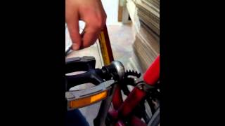 Montage des pédales clipsables pour vélo