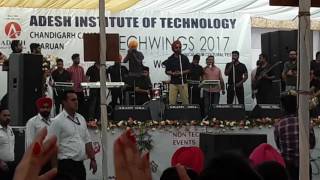 Ammy Virk And Binnu Dhillon Live Performance At Adesh Institute And Tech. Chandigarh Campus Mohali