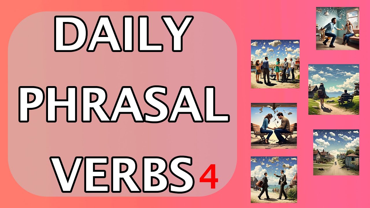 Daily phrasal verbs in English language part 4 - YouTube
