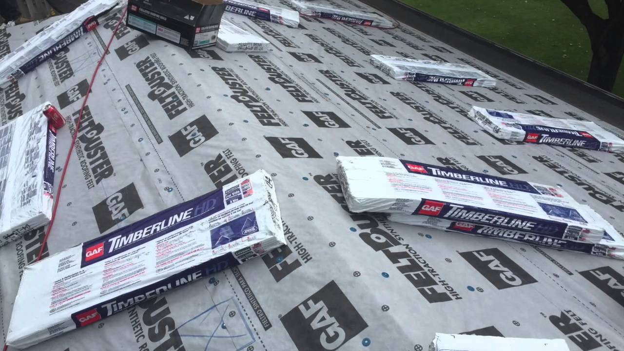 How To Install Roofing Felt Paper Fast With A Hammer YouTube How To Install Roofing Felt Paper Fast With A Hammer YouTube