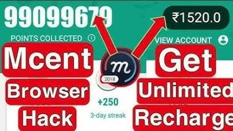 m-cent browser unlimited hack trick