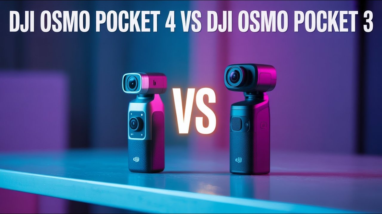 DJI Osmo Pocket 4 vs Pocket 3 The Ultimate Camera Showdown 2025
