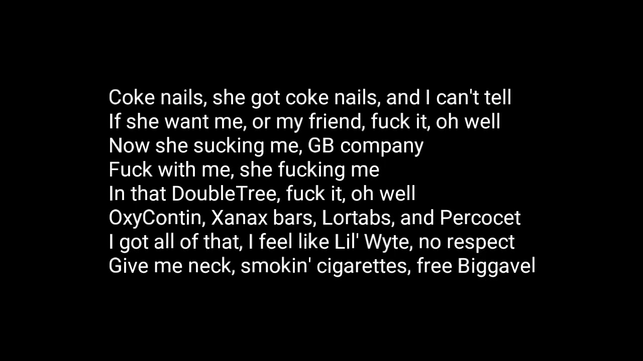 Lil Peep Coke Nails Lyrics Youtube